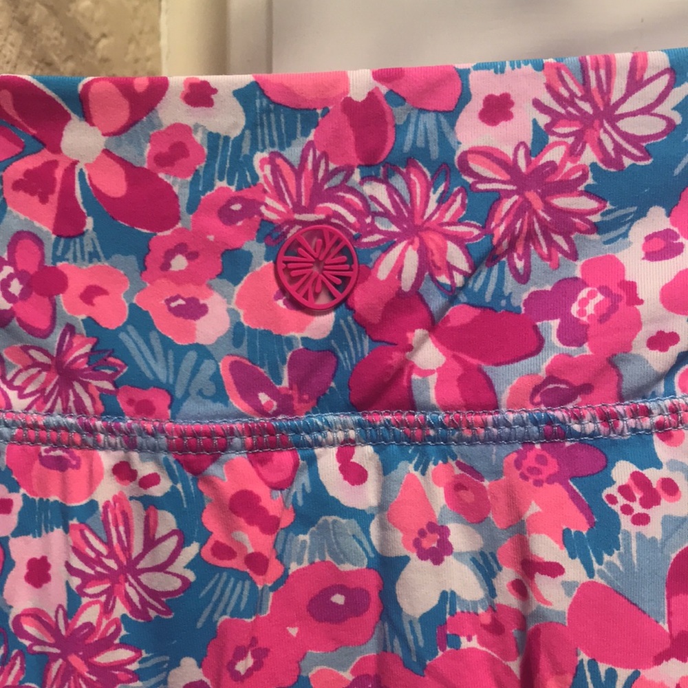 Lilly Pulitzer Pink Floral Tiered Skort - Picture 8 of 13